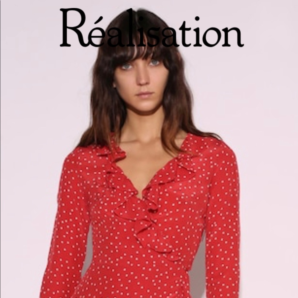 Relisation Alexandra Red Star Dress Small 2